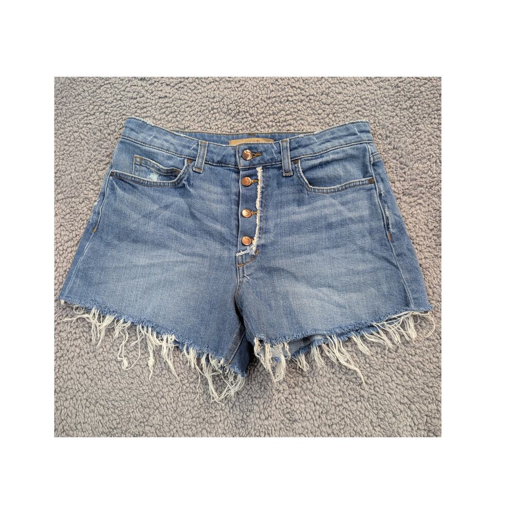 Joe's Cut Off Shorts Women's Size 30 Blue Button fly (0615)
